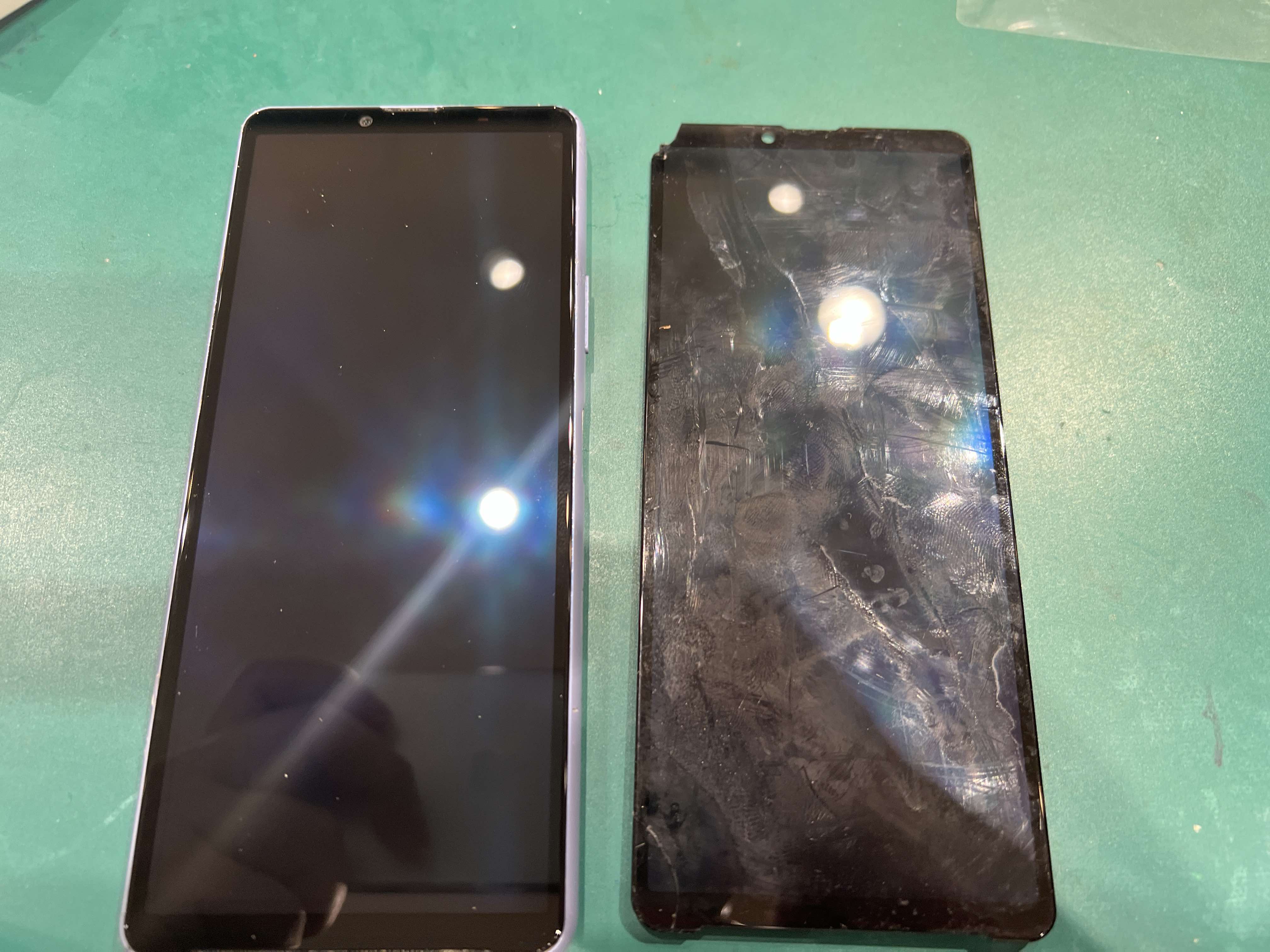 【白金台よりご来店】Xperia10Ⅲの画面交換修理をご依頼いただきました！